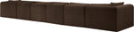 Shaggy - 6 Piece Modular Sectional With Chaise