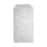 Brinson - Carved Wood 4 Door Cabinet - White / Woodtone