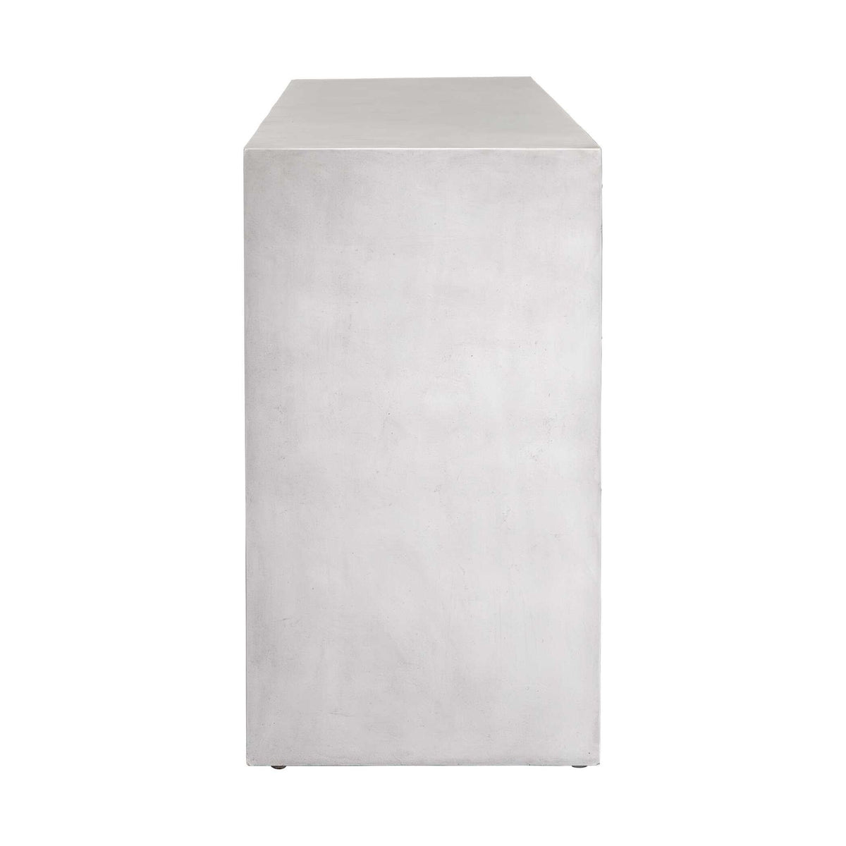 Brinson - Carved Wood 4 Door Cabinet - White / Woodtone