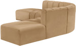 Arc - Velvet 6 Piece Corner Modular Sofa