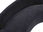 Caspian - Chenille Fabric Upholstered Loveseat