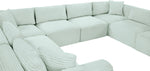 Shaggy - 8 Piece Modular U-Shaped Sectional
