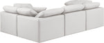 Indulge - Faux Leather 4 Piece Modular Corner Sectional