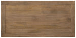 Home Office - Wood Writing Desk - Light Brown