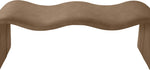 Willow - Faux Leather Bench - Brown