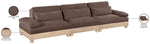 Turin - Chenille Fabric Upholstered Modular Sectional - Brown