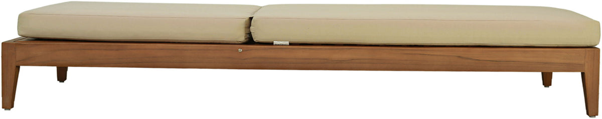 Mirella - Water Resistant Fabric Upholstered Outdoor Patio Chaise Lounge