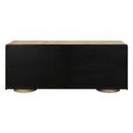 Evanston - 4 Door Natural Oak Cabinet - Woodtone