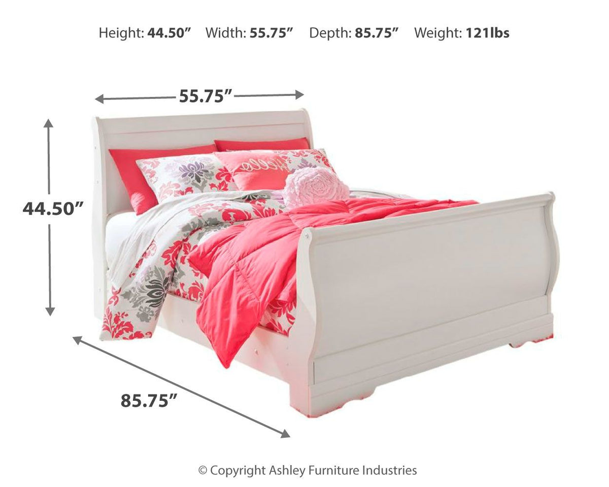 Anarasia - Sleigh Bed