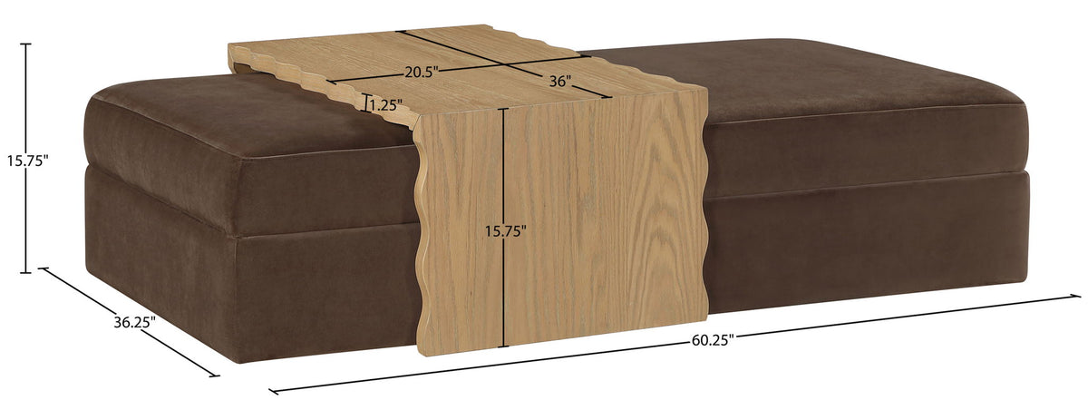 Woodra - Coffee Table / Ottoman