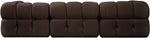Orin - Velvet Performance Fabric Upholstered 3 Piece Modular Sofa