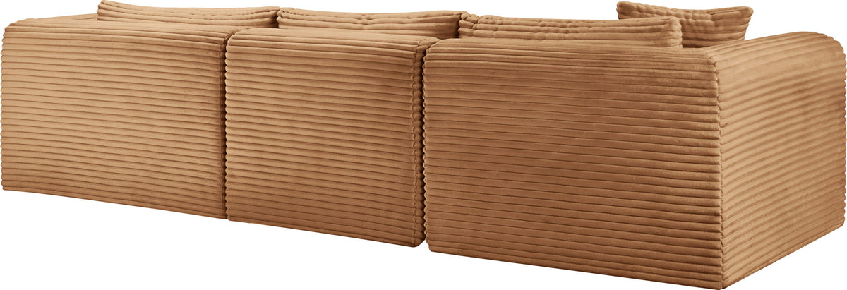 Shaggy - Fabric 3 Piece Modular Sectional