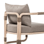 Baja - Outdoor Lounge Chair With Cushion - Brown Eucalyptus / Brown