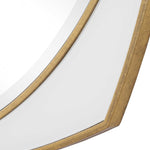 Estella - Round Mirror - Gold / White