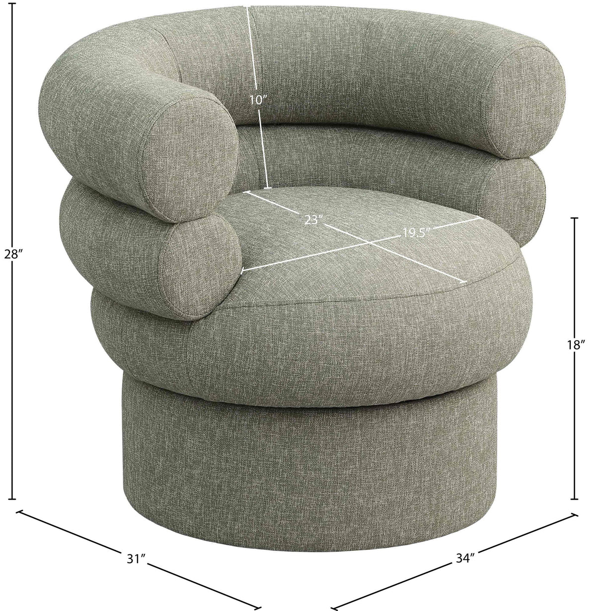 Valentina - Accent Swivel Chair