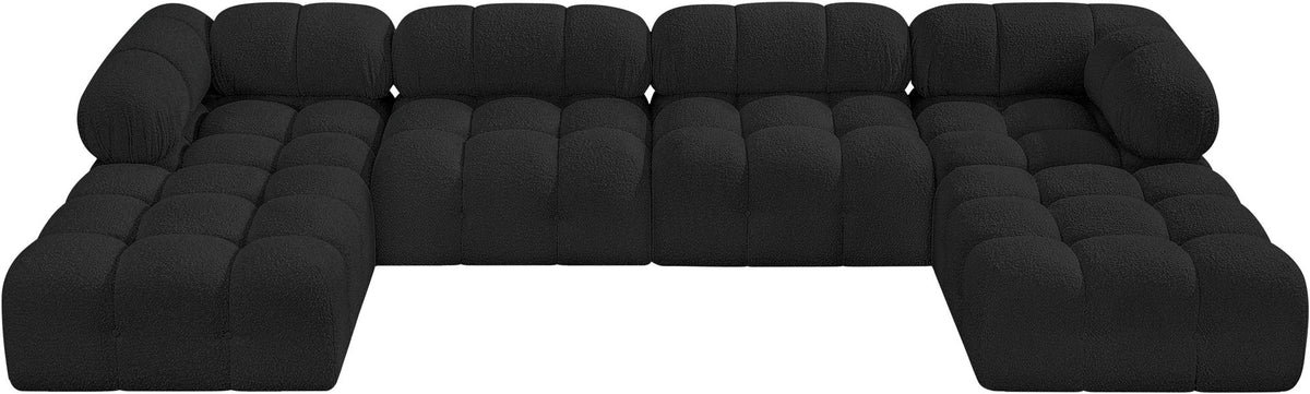 Ames - 6 Piece Fabric Modular U-Shaped Sectional