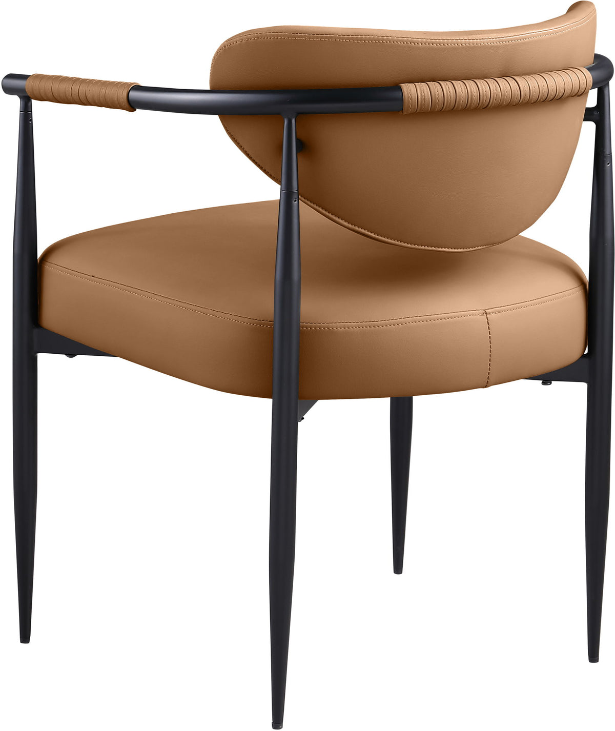 Virella - faux Leather Upholstered Dining Chair (Set of 2) - Black Base