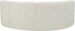 Arc - Faux Leather 4 Piece U-Shaped Modular Sofa