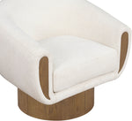 Avella - Interwoven Fabric Swivel Accent Chair