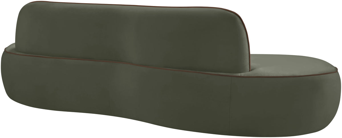Swerve - Velvet 101" Upholstered Sofa