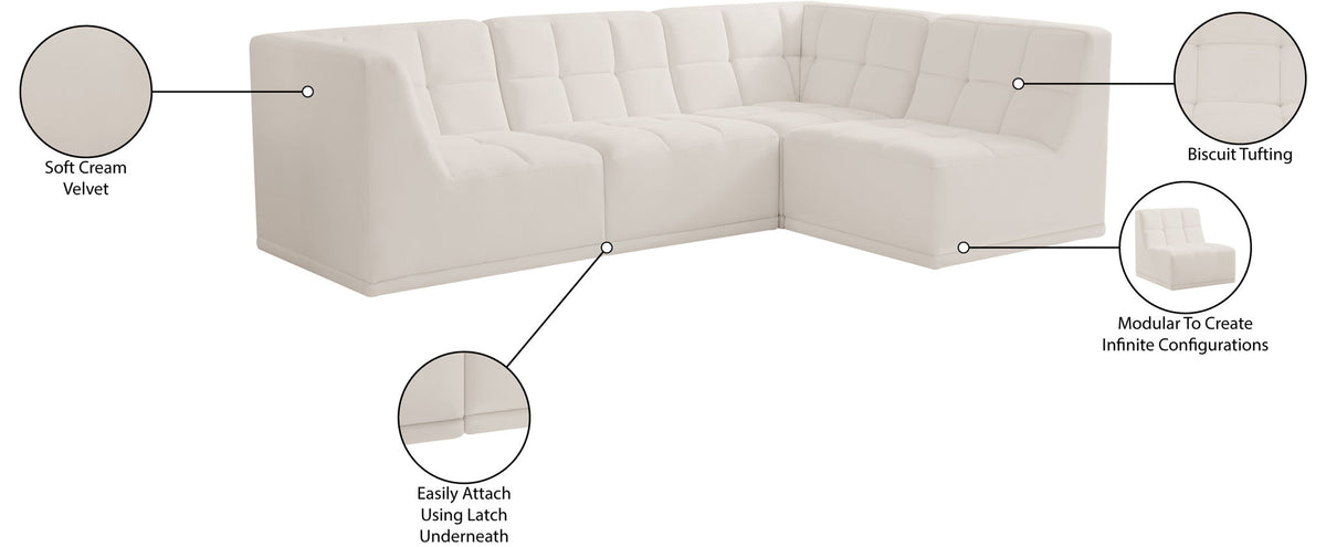 Relax - 4 Piece Modular Sectional