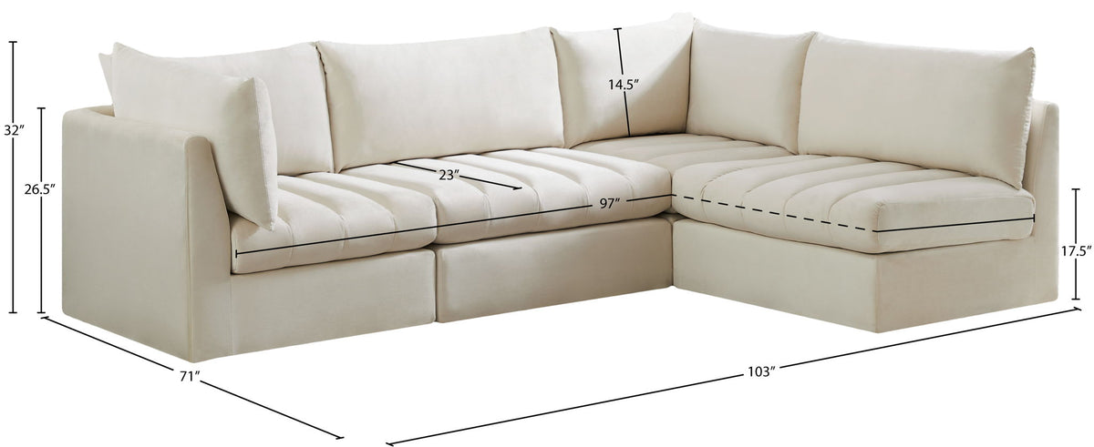 Jacob - 4 Pc. Modular Sectional