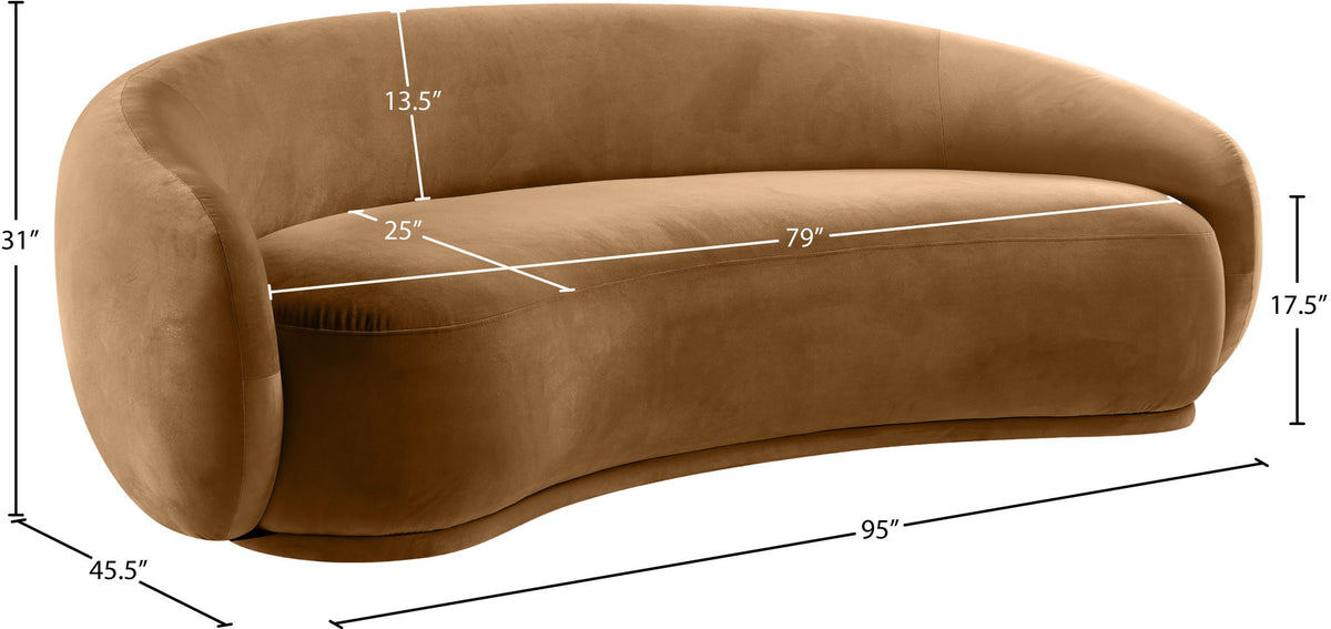 Emery - Sofa - Saddle