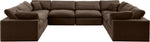 Comfy - 8 Piece Velvet Modular Sectional