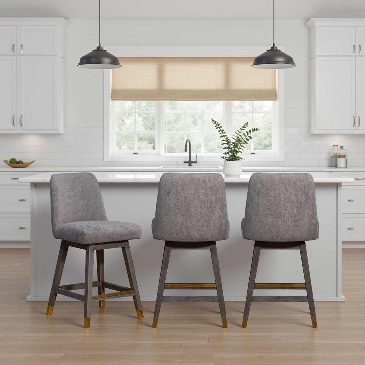 Amelia - Swivel Counter Stool