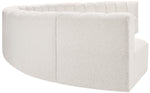 Arc - Boucle Fabric 8 Piece U-Shaped Modular Sofa