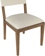 Avon - Linen Textured Performance Fabric Dining Side Chair (Set of 2)