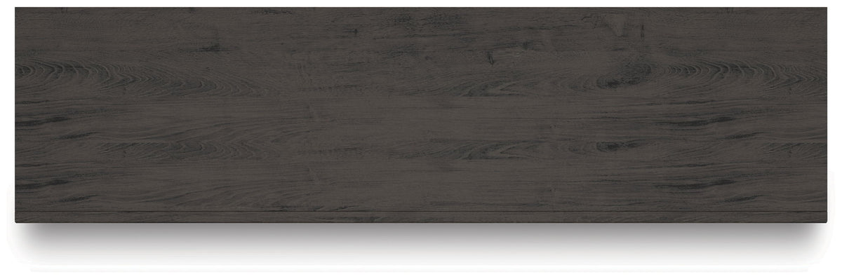 Fraluna - Six Drawer Dresser - Charcoal