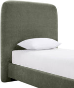 Fira - Chenille Fabric Upholstered Bed
