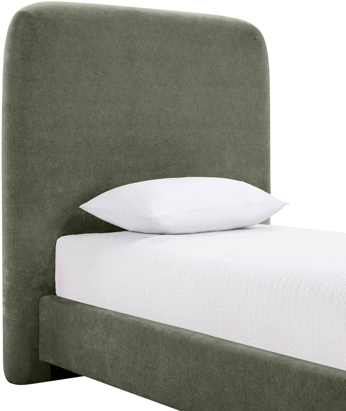 Fira - Chenille Fabric Upholstered Bed