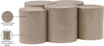Dimple - 20" 5 Piece Modular Coffee Table - Terazzo Finish