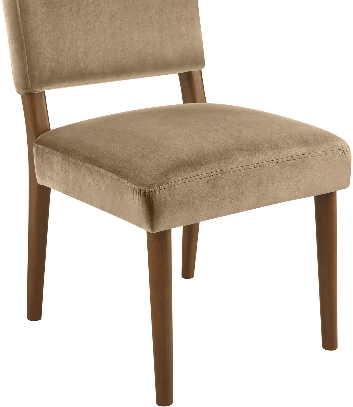 Varinelle - Velvet Dining Chair (Set of 2) - Walnut Frame