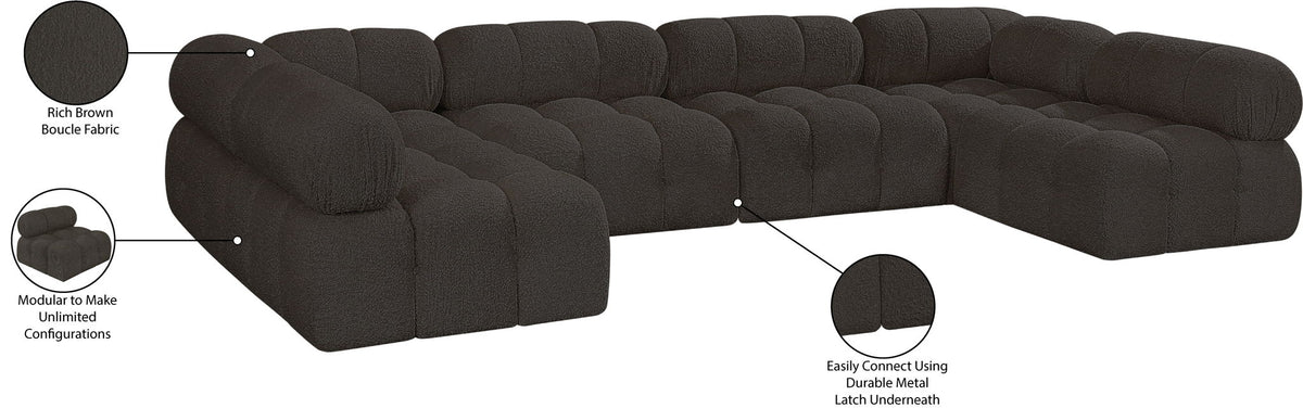 Ames - 6 Piece Fabric Modular Sectional