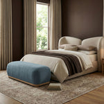 Calum - Bench - Light Brown Frame