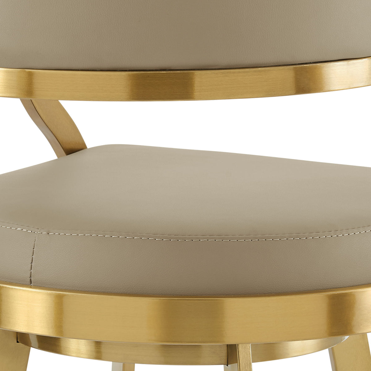 Saturn - Bar Height Bar Stool - Gold