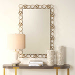 Twist It - Mirror - Antique Brass