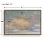 Take Me Higher - Framed Sky Art - Blue / Orange / Pink / Purple / White / Woodtone / Yellow