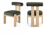 Arienzo - Performance Fabric Upholstered Dining Chair (Set of 2) - Natural Base