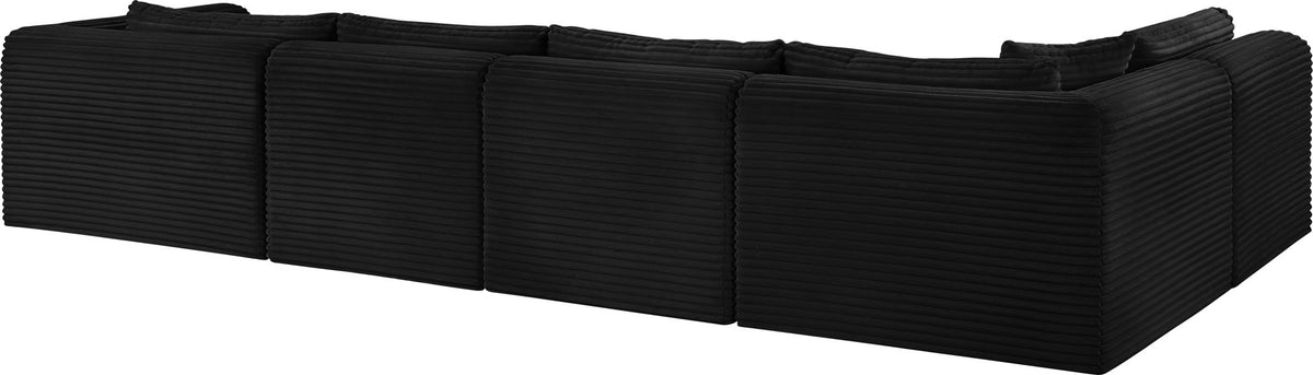 Shaggy - 5 Piece Modular U-Shaped Sectional