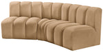 Arc - Velvet 3 Piece Modular Corner Sofa