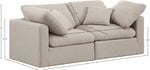 Indulge - Linen 2 Seat Modular Sofa