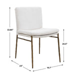 Ascend - Dining Chair - Textured White