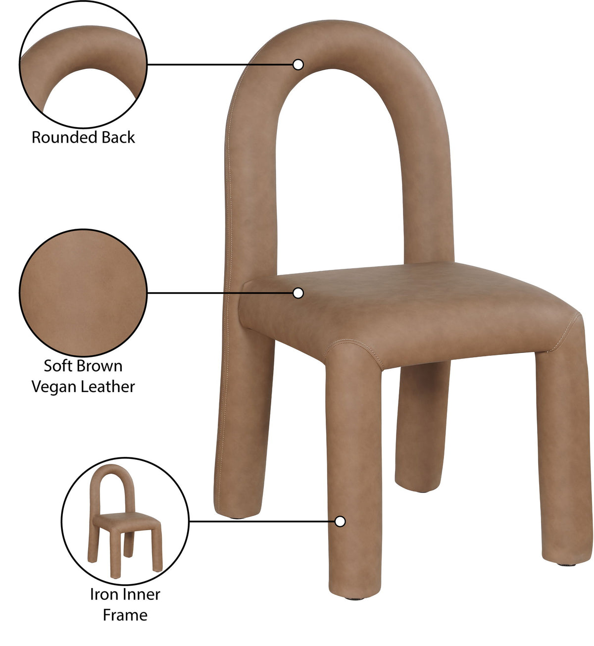 Amari - Faux Leather Dining Chair (Set of 2)
