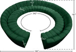 Infinity - 12 Piece Velvet Modular Sectional