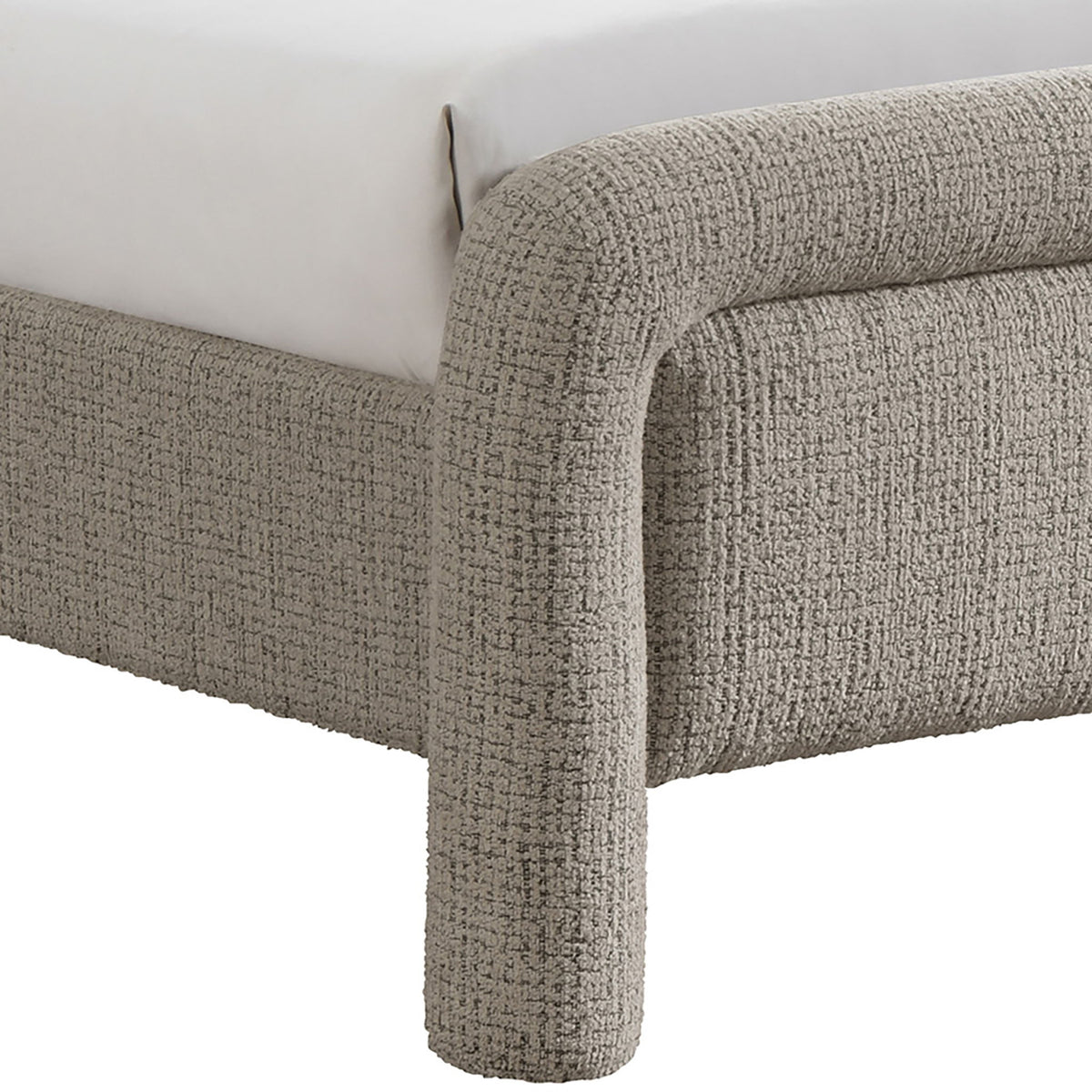 Baylor - Fabric With Interwoven Chenille Upholstered Bed