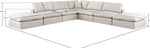 Comfy - 7 Piece Faux Leather Modular Corner Sectional